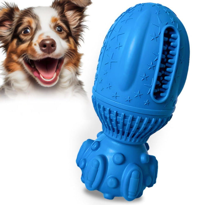 Pack & Pine bacon-scented squeaky rubber dog chew toy