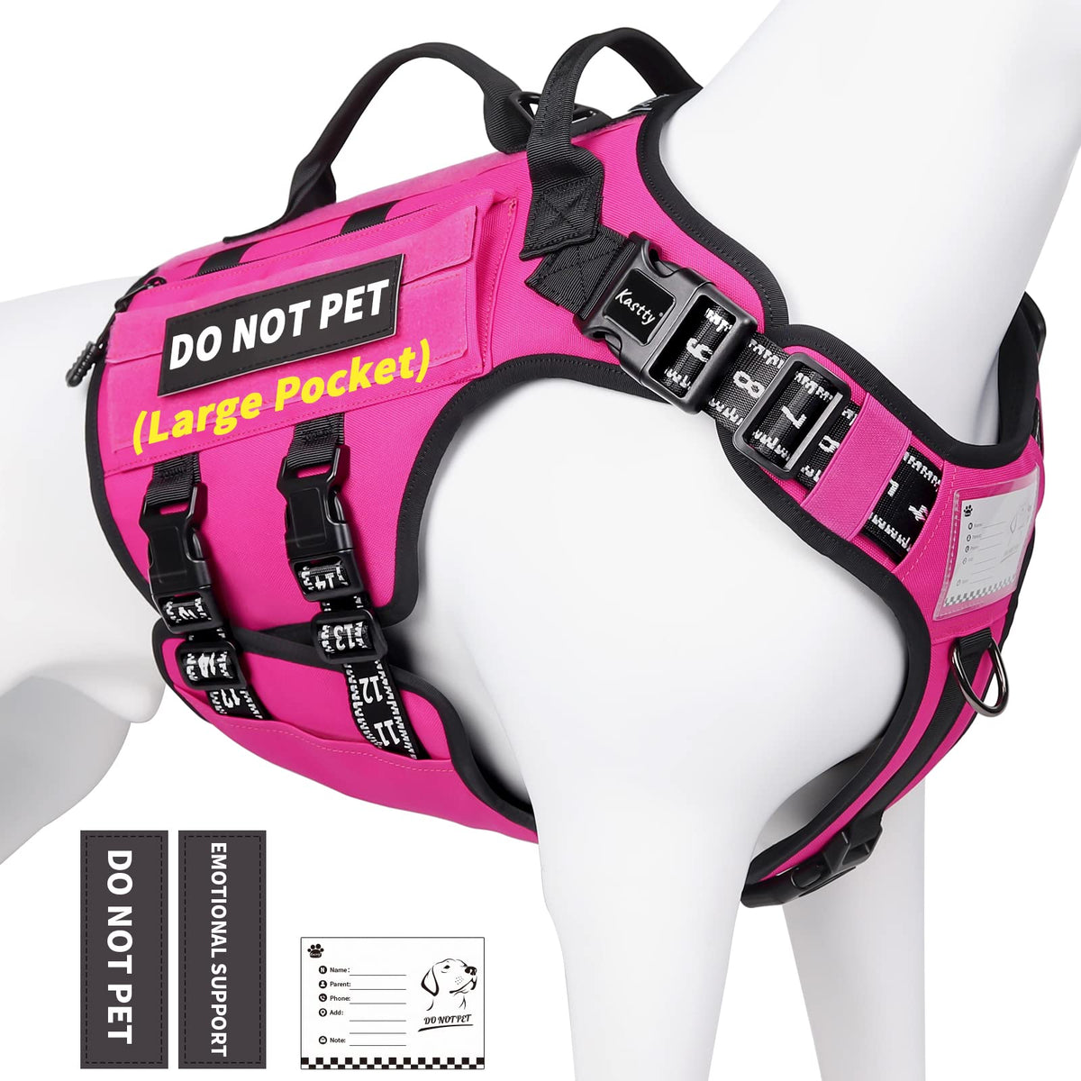Pack & Pine Patrol tactical dog harness with pockets