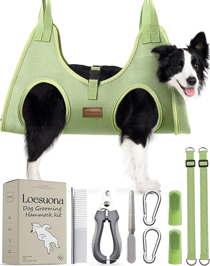 Pack & Pine SteadyPaws dog grooming sling for nail trims