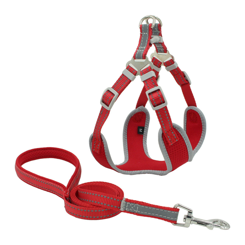 Summit Breathable Mesh Dog Harness — Reflective & Padded