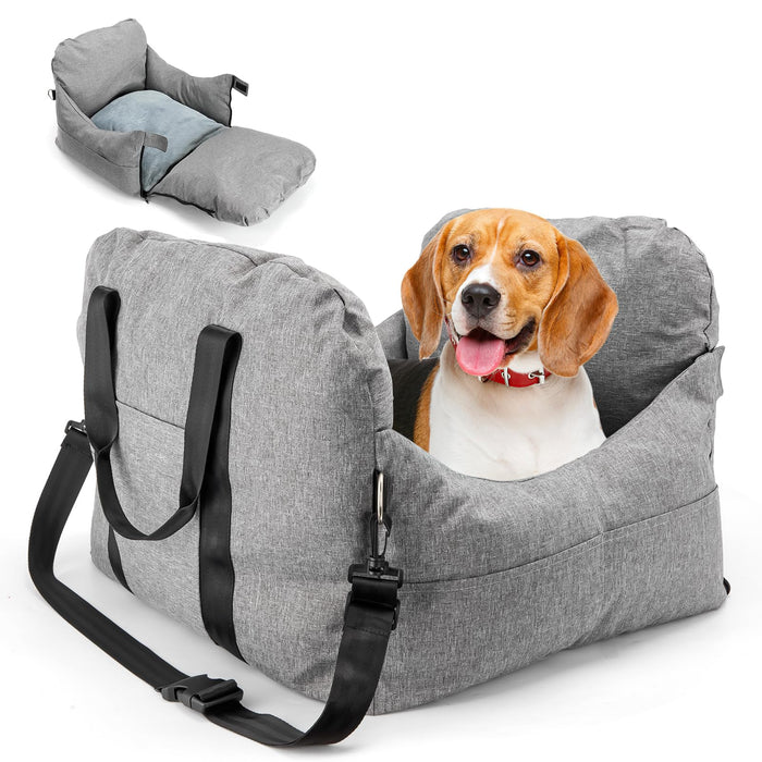 Pack & Pine Co-Pilot washable dog booster car seat